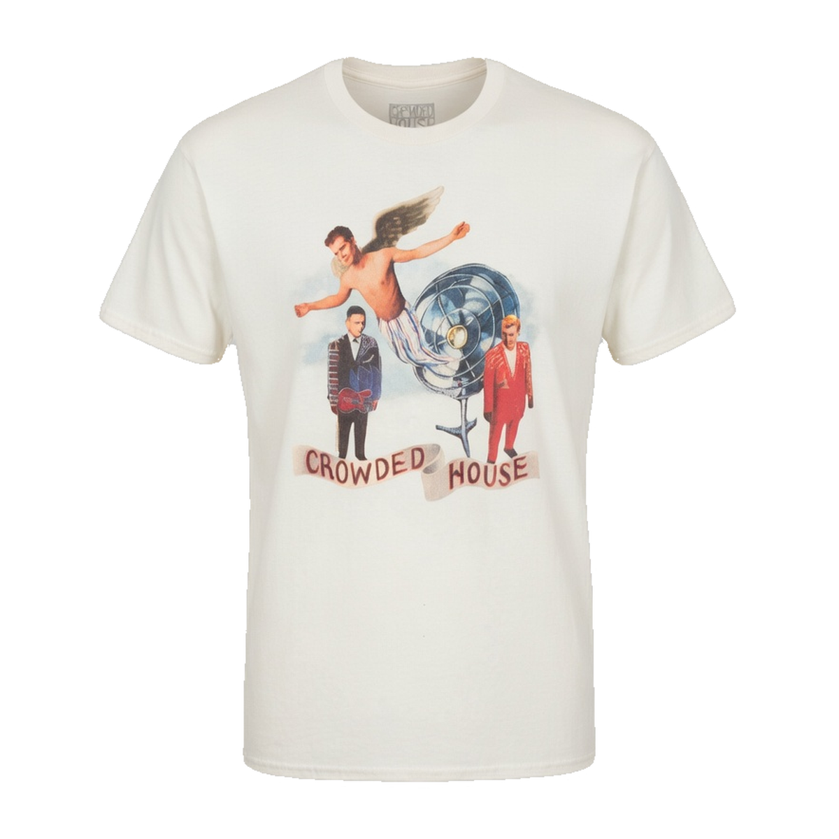 Crowded House Fan Banner Fan Identity T-Shirt – Natural