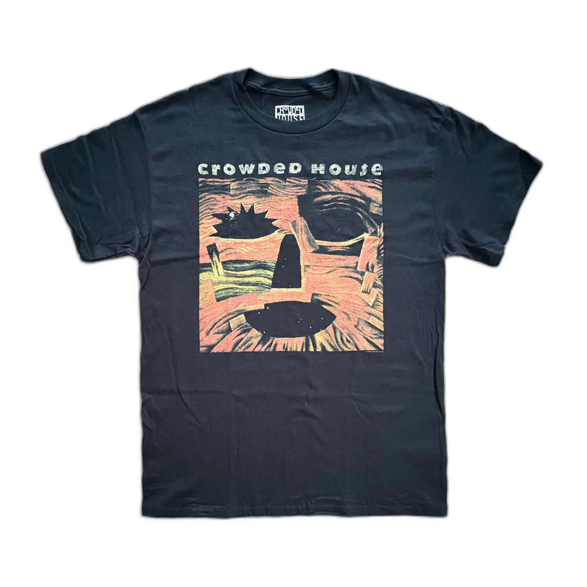 Crowded House Woodface Collector T-Shirt – Black