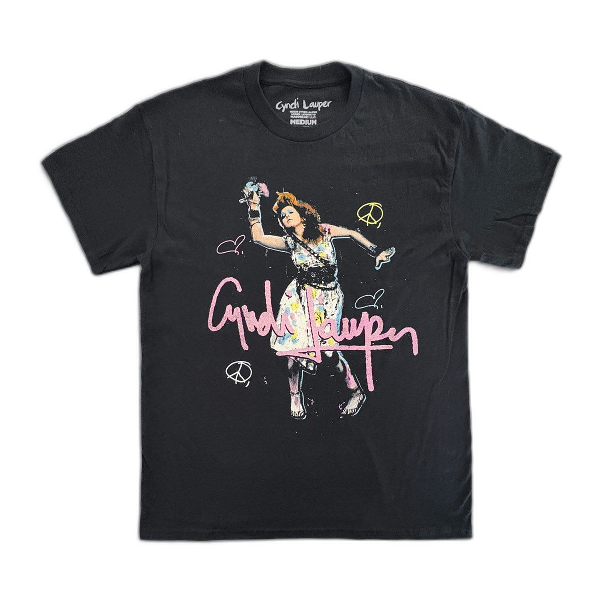 Cyndi Lauper Dancing T-Shirt – Black