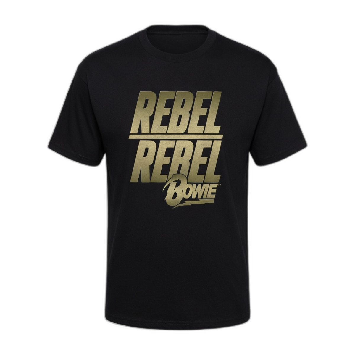 David Bowie Rebel Rebel T-Shirt – Black