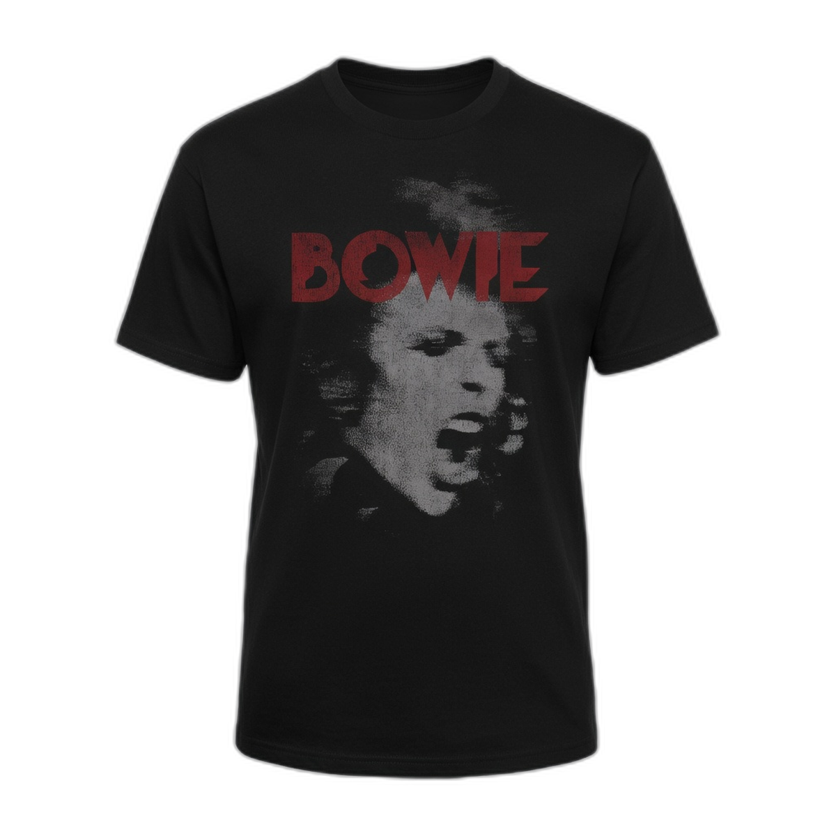 David Bowie Yell Portrait T-Shirt – Black