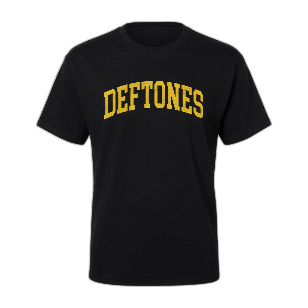 Deftones College Logo T-Shirt – Black