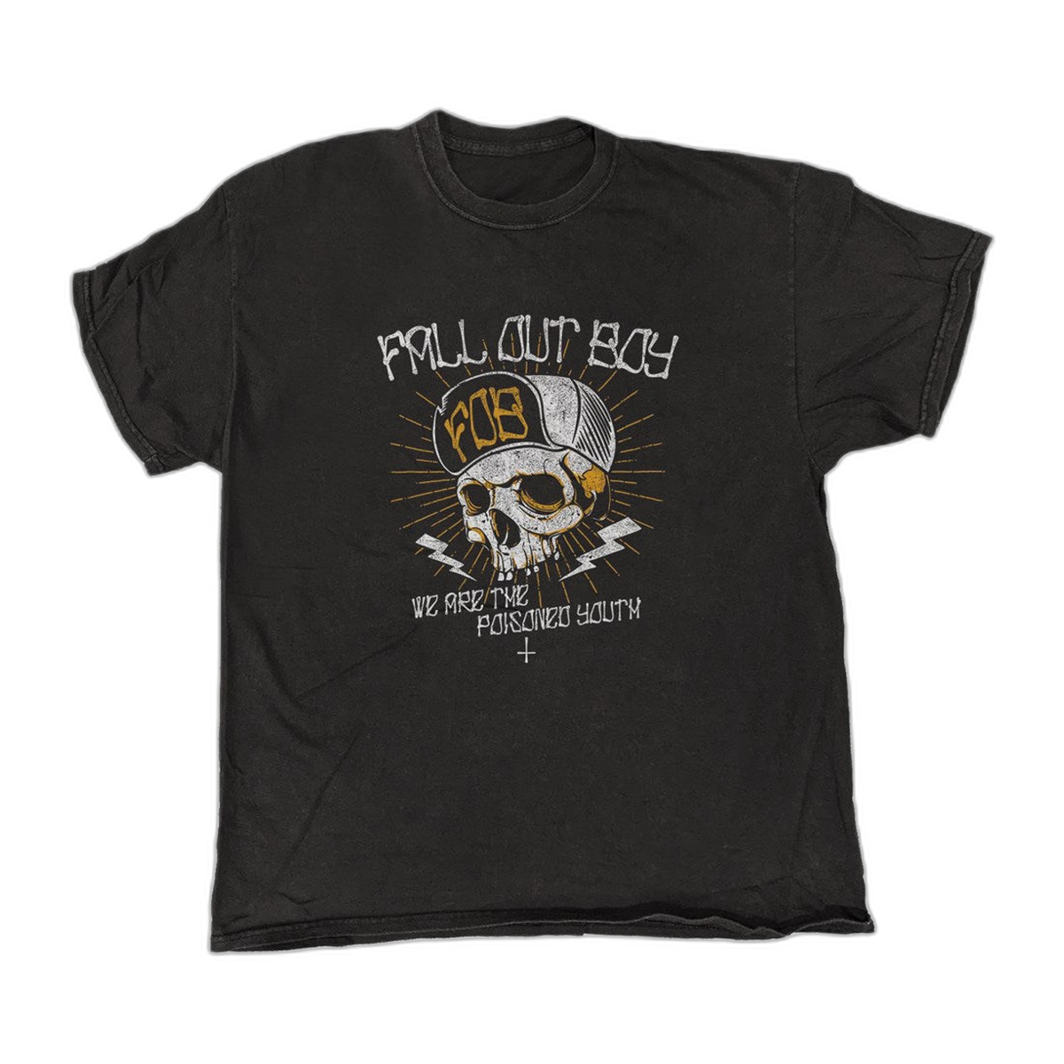 Fall Out Boy Poisoned Youth Vintage T-Shirt – Black