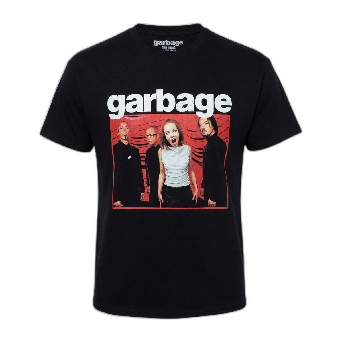 Garbage Yelling Photo T-Shirt – Black