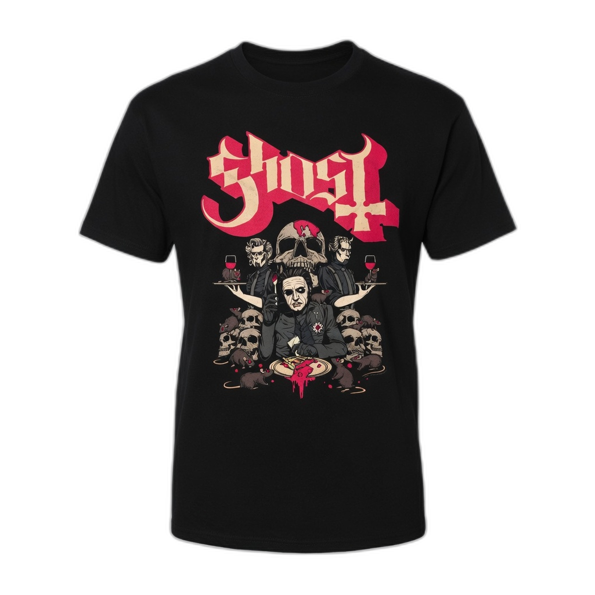 Ghost Amuse Bouche T-Shirt – Black