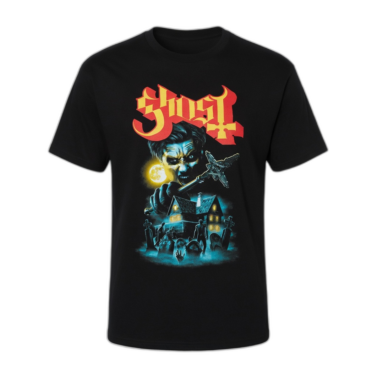 Ghost Cemetery T-Shirt – Black
