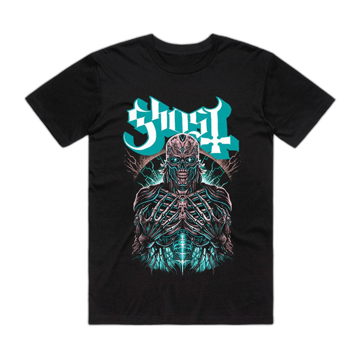 Ghost Cyborg Evolution T-Shirt – Black