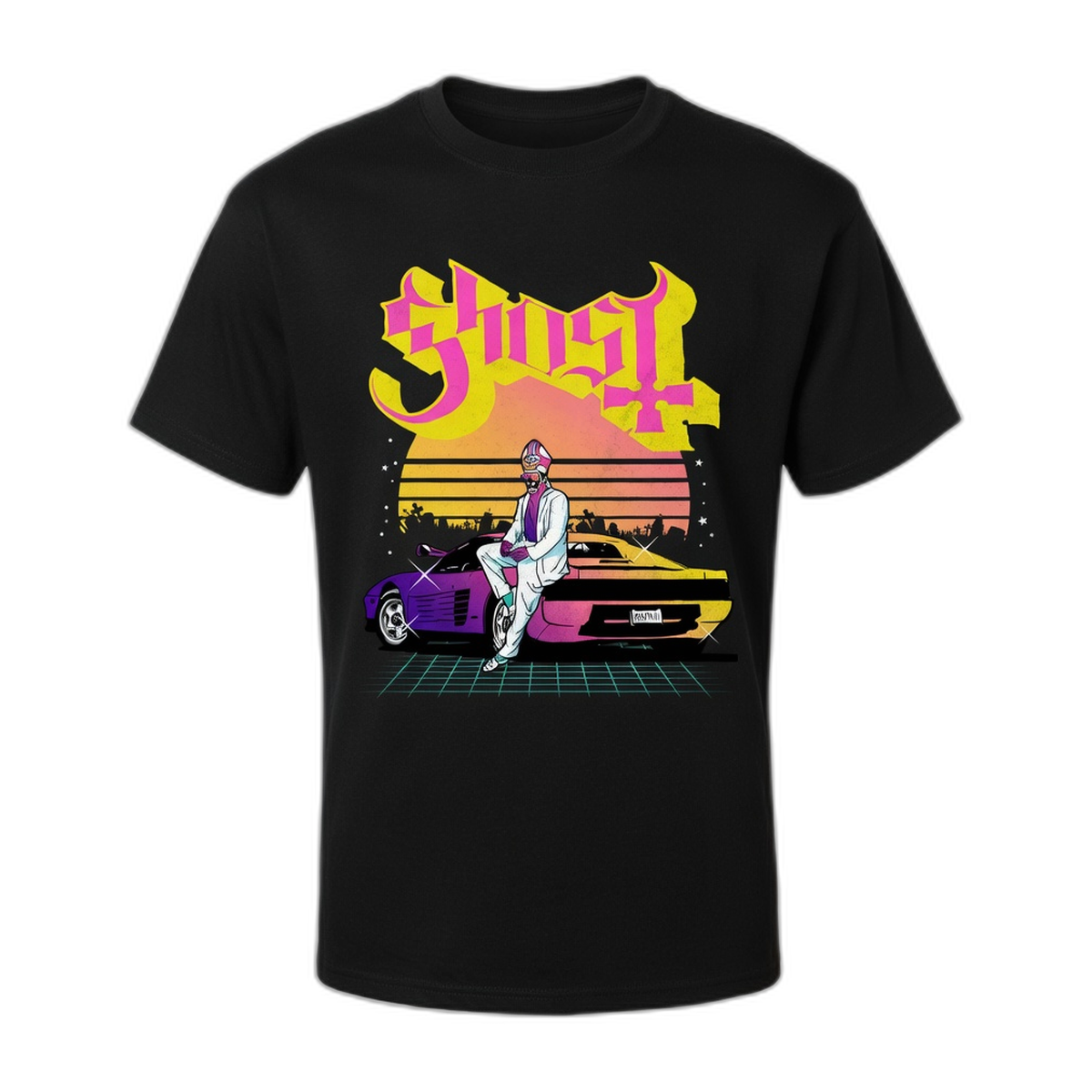 Ghost Miami Vice T-Shirt – Black