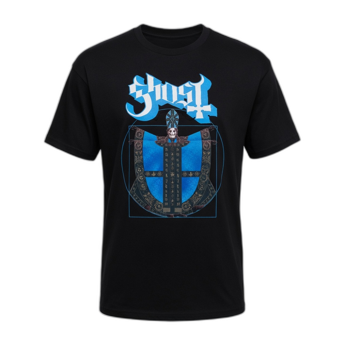 Ghost Vitruvian T-Shirt – Black