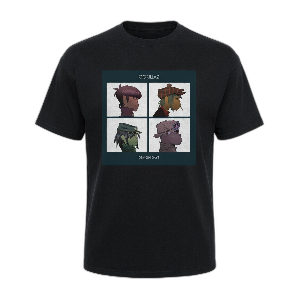 Gorillaz Demon Dayz Album T-Shirt – Black Vintage