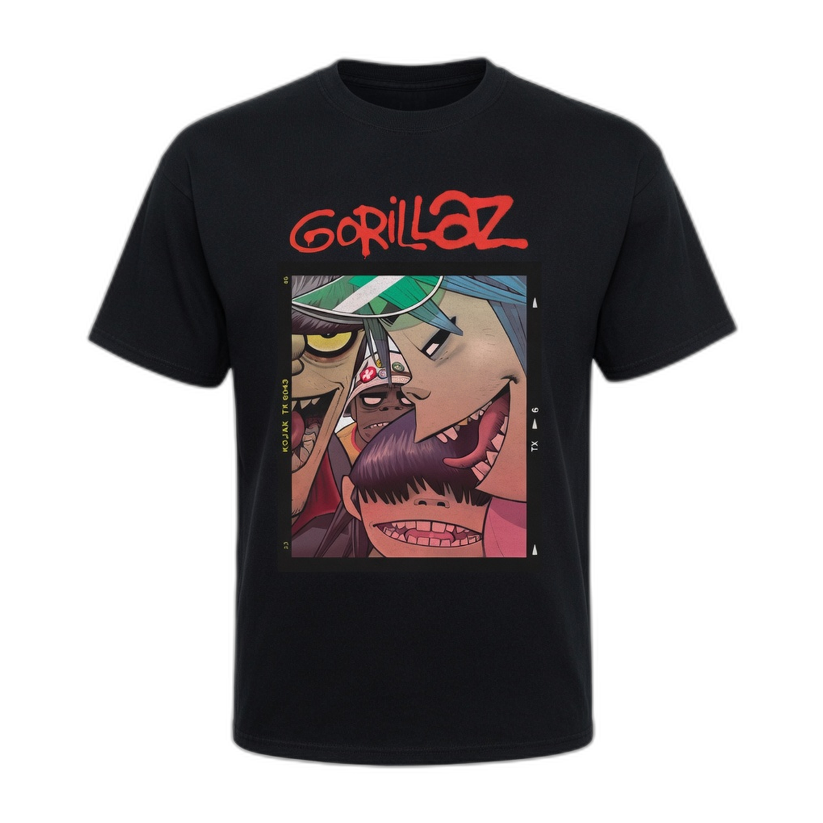 Gorillaz Polaroid Graphic T-Shirt – Black Vintage