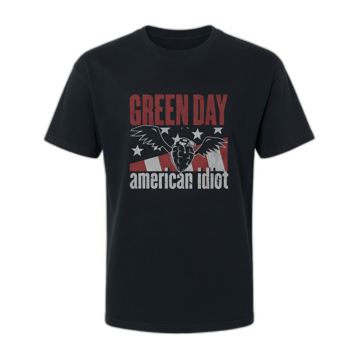 Green Day American Idiot Vintage Wash T-Shirt – Black