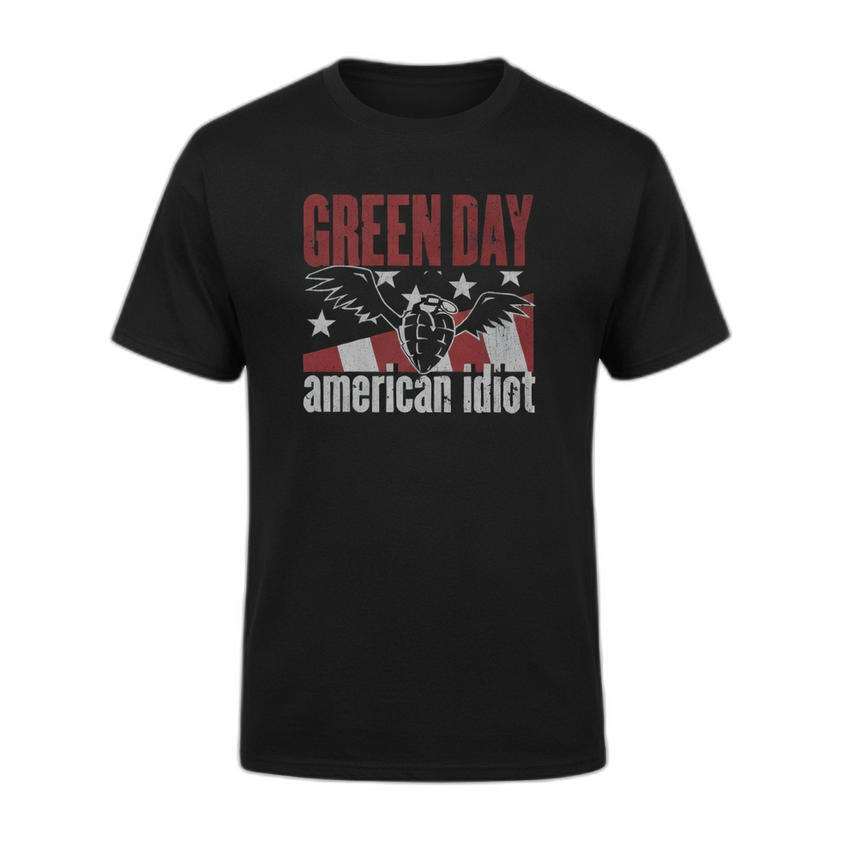 Green Day American Idiot Tall Fit T-Shirt – Black