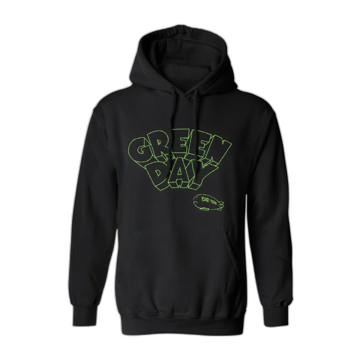 Green Day Bad Year Blimp Hoodie – Black
