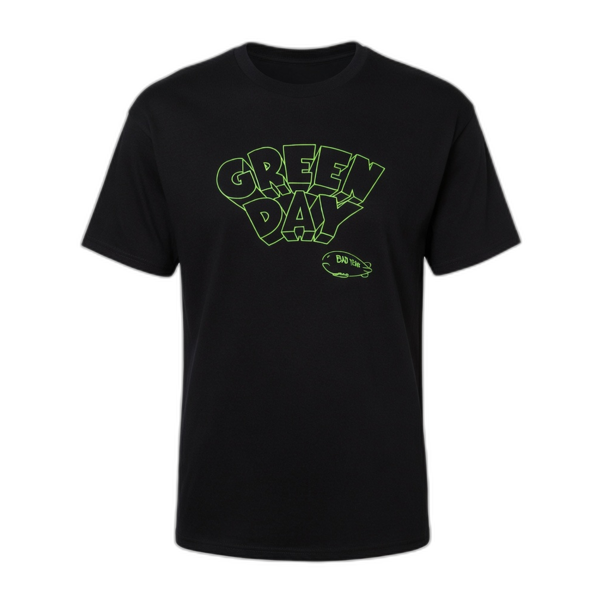 Green Day Bad Year Blimp Tall T-Shirt – Black