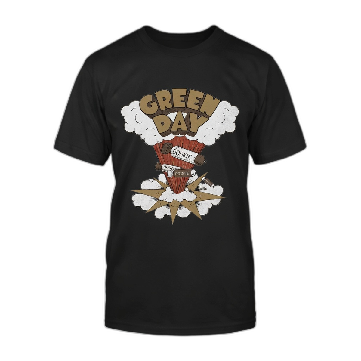 Green Day Dookie Album T-Shirt – Black