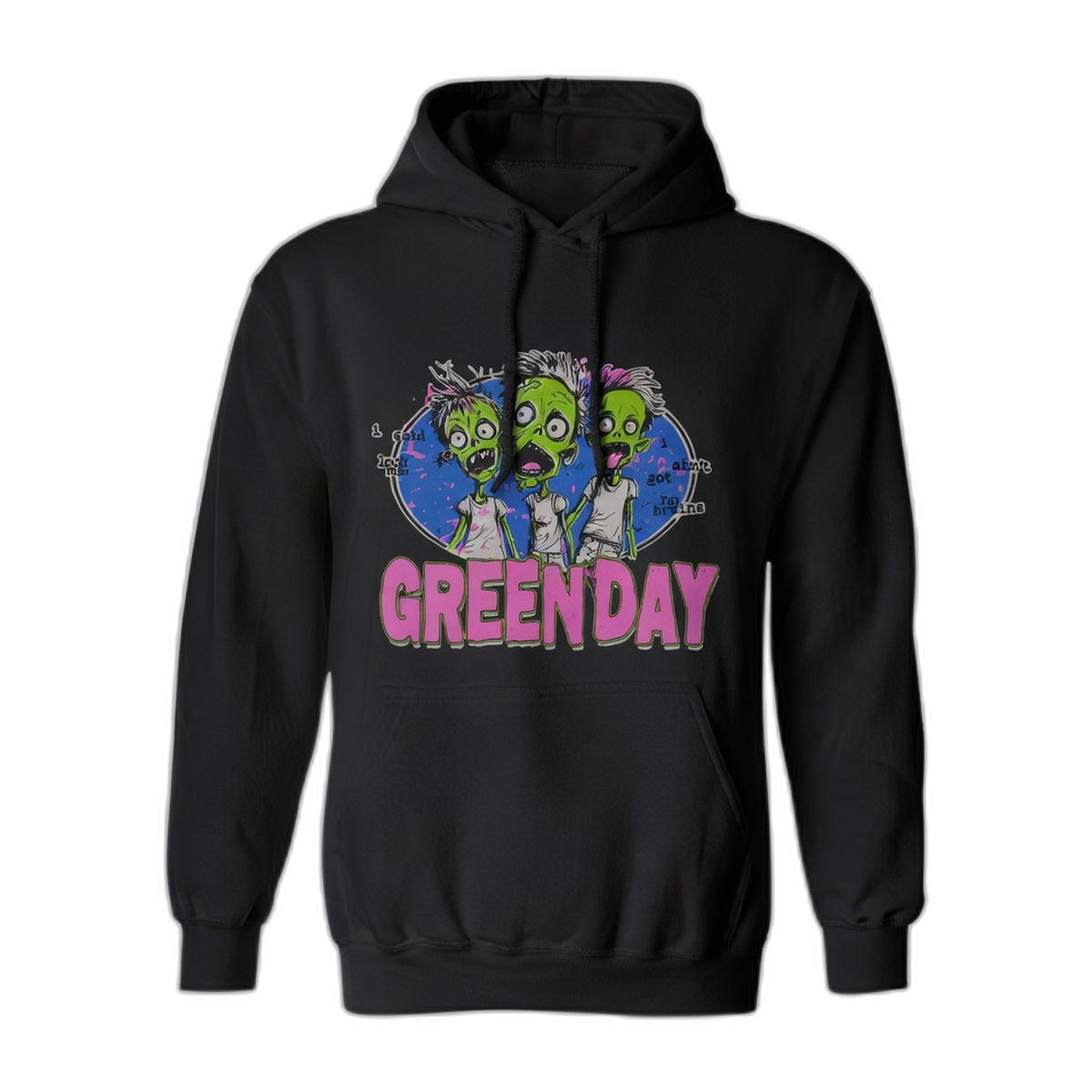 Green Day Zombies Unisex Hoodie – Black