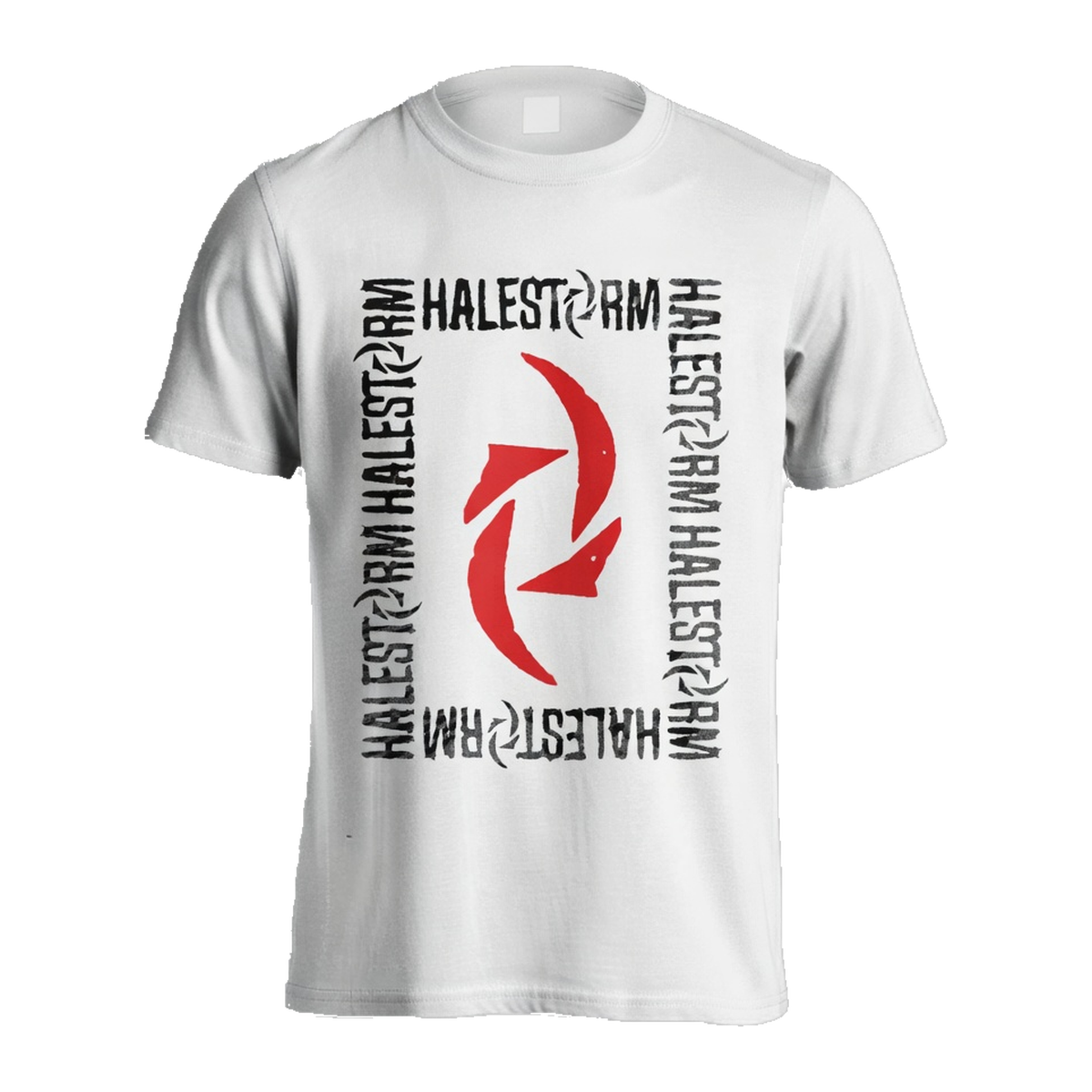 Halestorm Text Frame T-Shirt – White