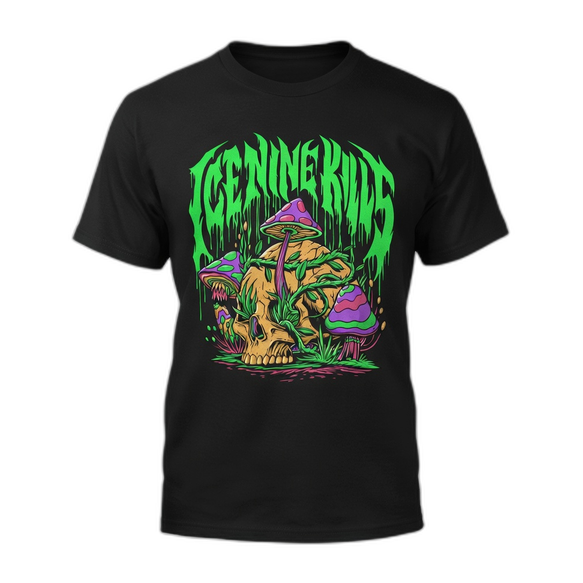 Ice Nine Kills Mushroom Graphic T-Shirt – Black