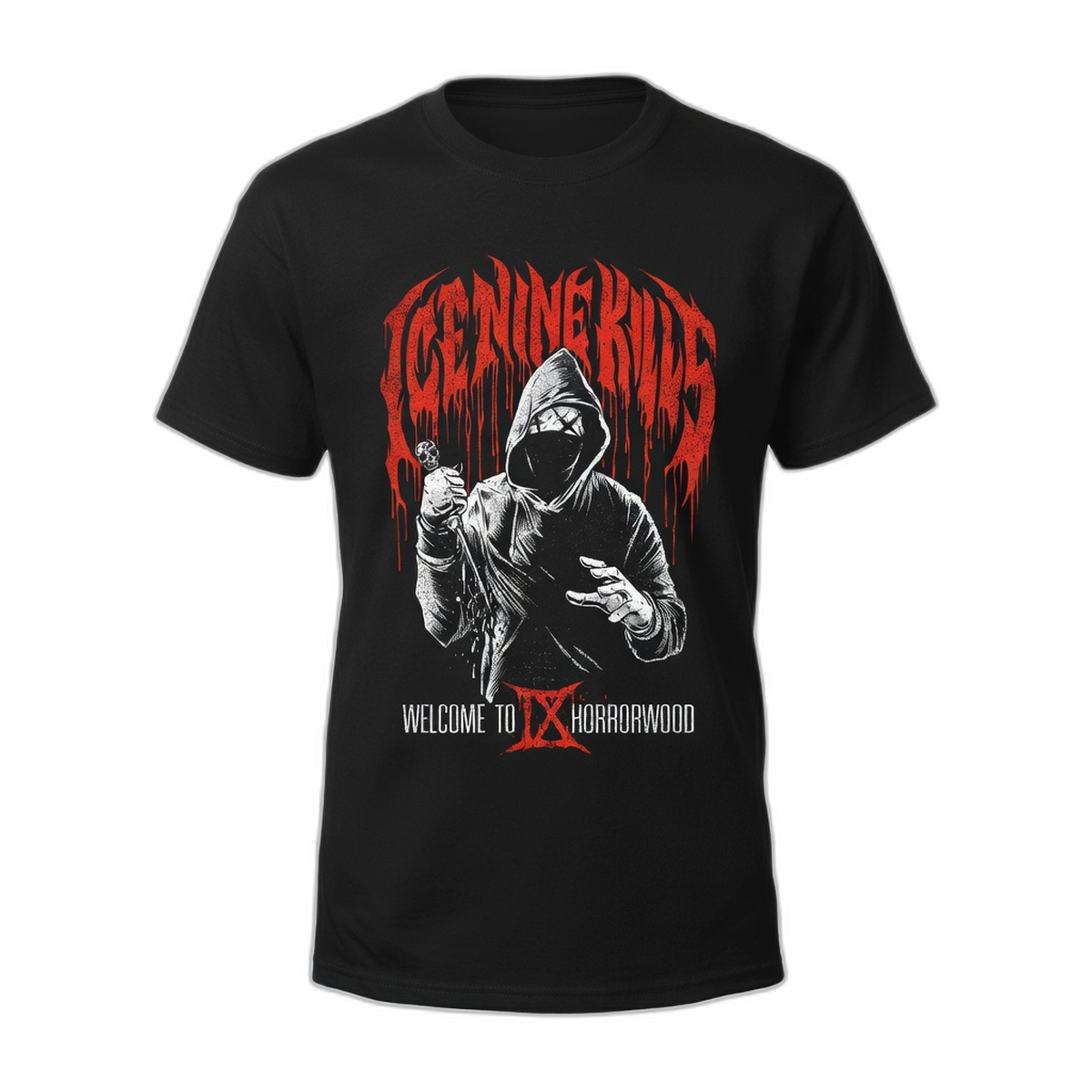 Ice Nine Kills Mystery Killer Slasher T-Shirt – Black