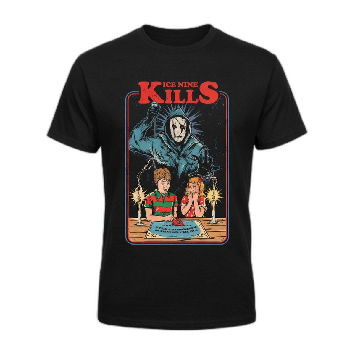 Ice Nine Kills Ouija Cartoon T-Shirt – Black