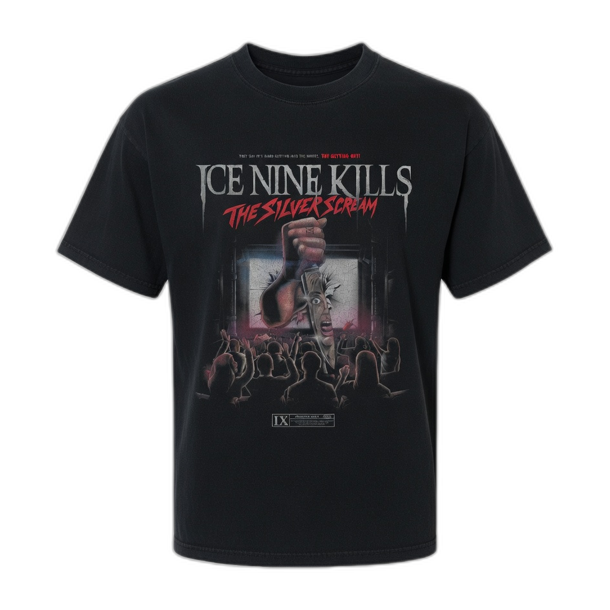 Ice Nine Kills Silver Scream T-Shirt – Black Vintage