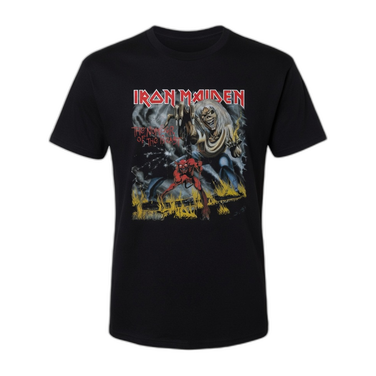 Iron Maiden Number of the Beast T-Shirt – Black