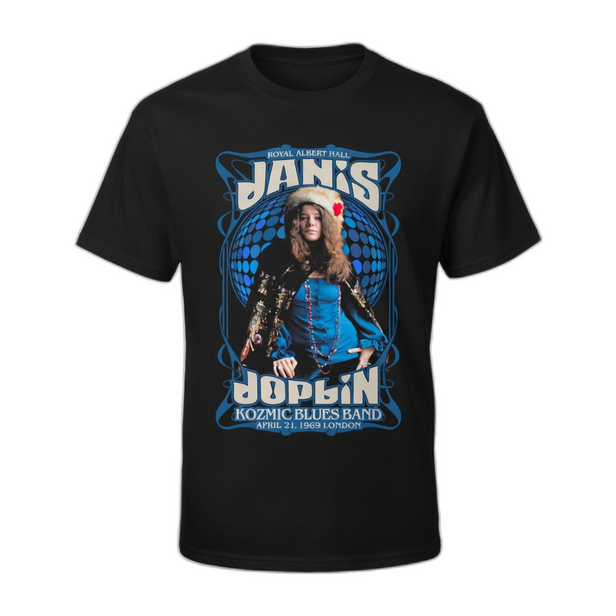 Janis Joplin Royal Albert Hall T-Shirt – Black