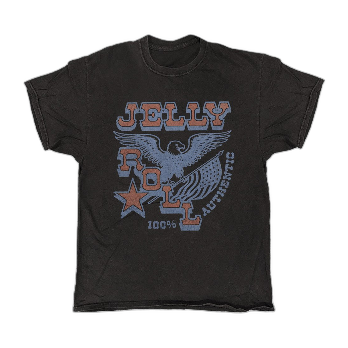 Jelly Roll 100% Authentic Era T-Shirt – Black Vintage