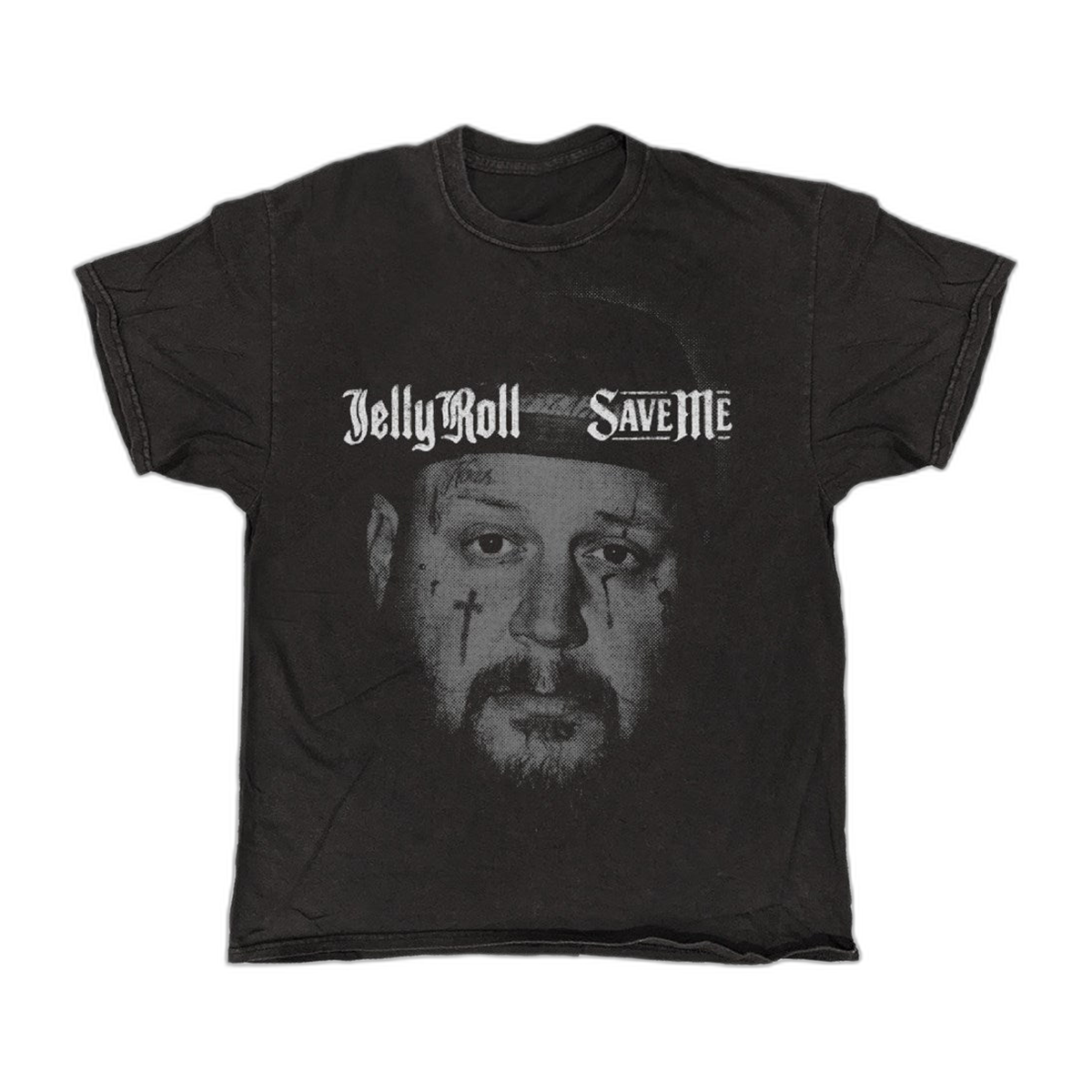 Jelly Roll Save Me Face Gig-Ready T-Shirt – Black Vintage
