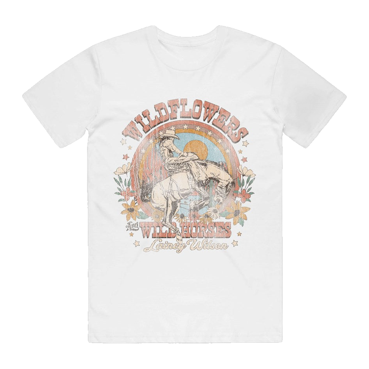 Lainey Wilson Wild Horses T-Shirt – White