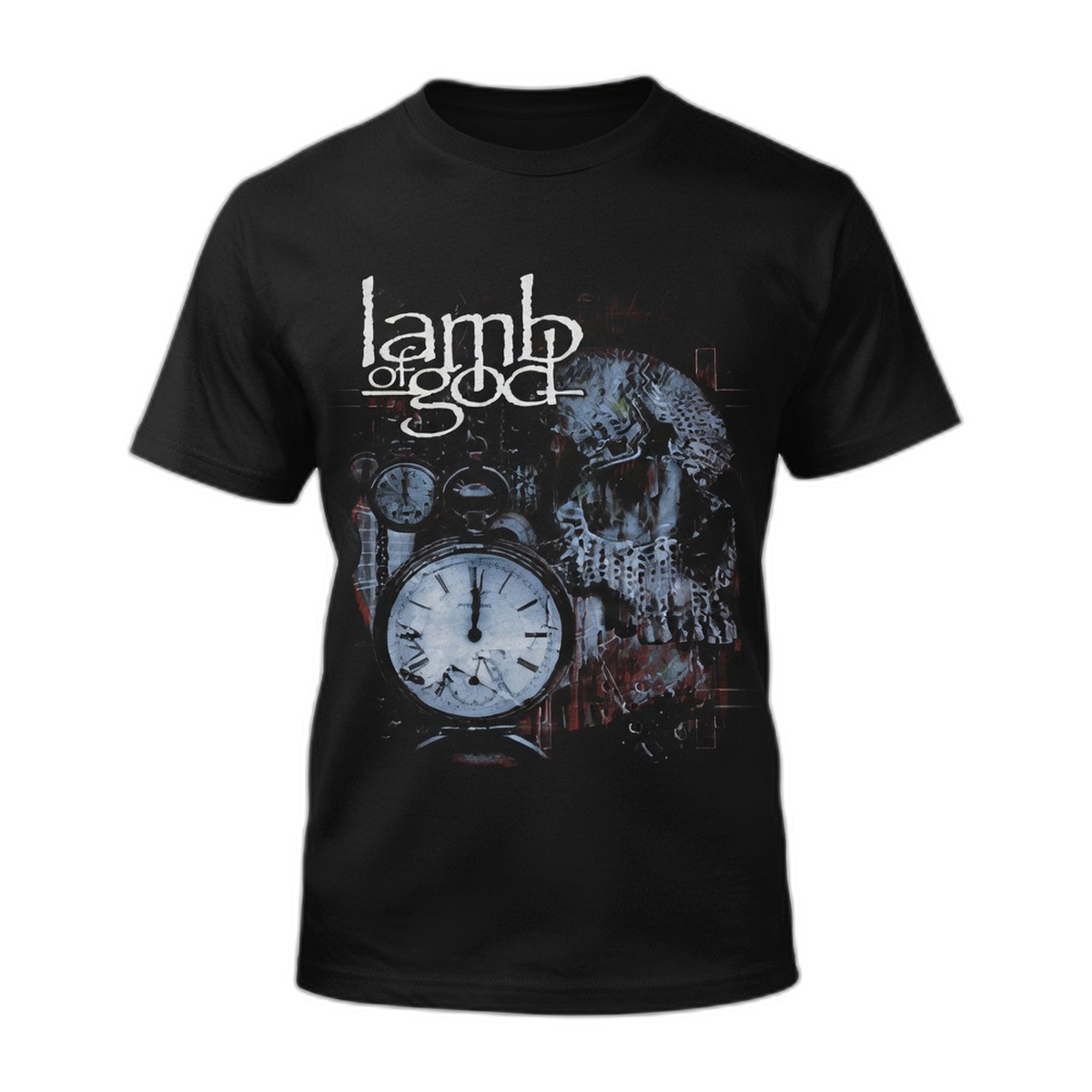 Lamb of God Circuitry Skull T-Shirt – Black