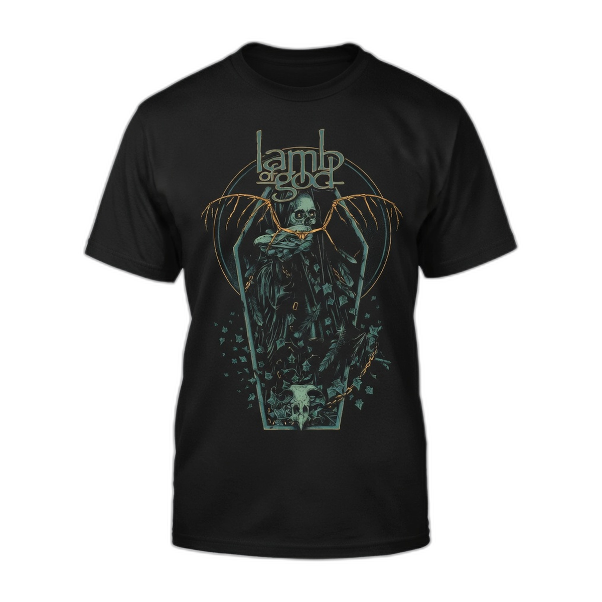 Lamb of God Coffin Kopia T-Shirt – Black