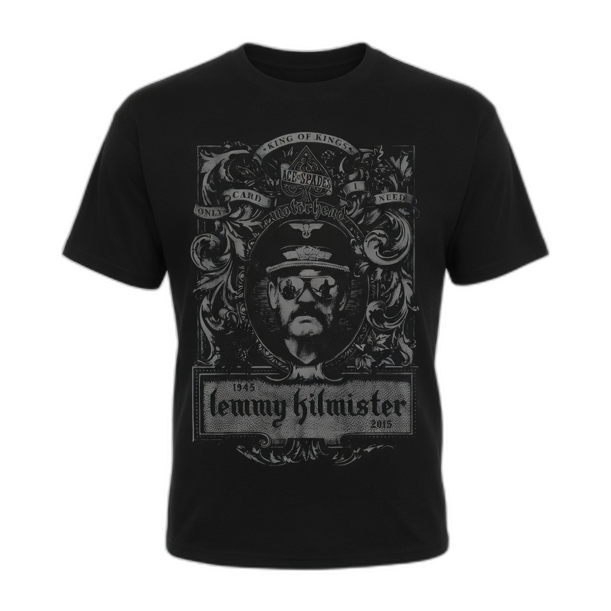 Lemmy Crest T-Shirt – Black