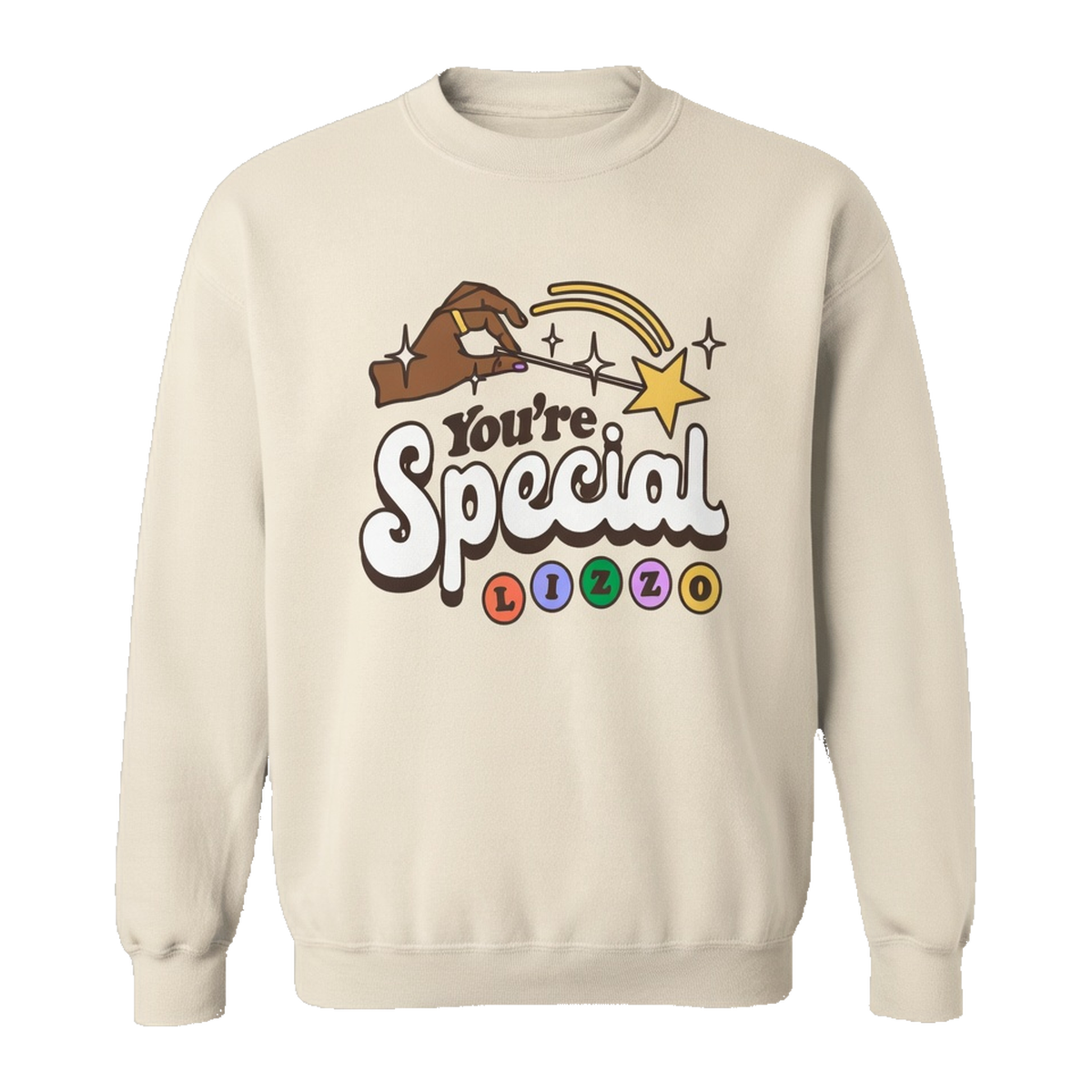 Lizzo Special Wand Crewneck Sweatshirt – Ecru