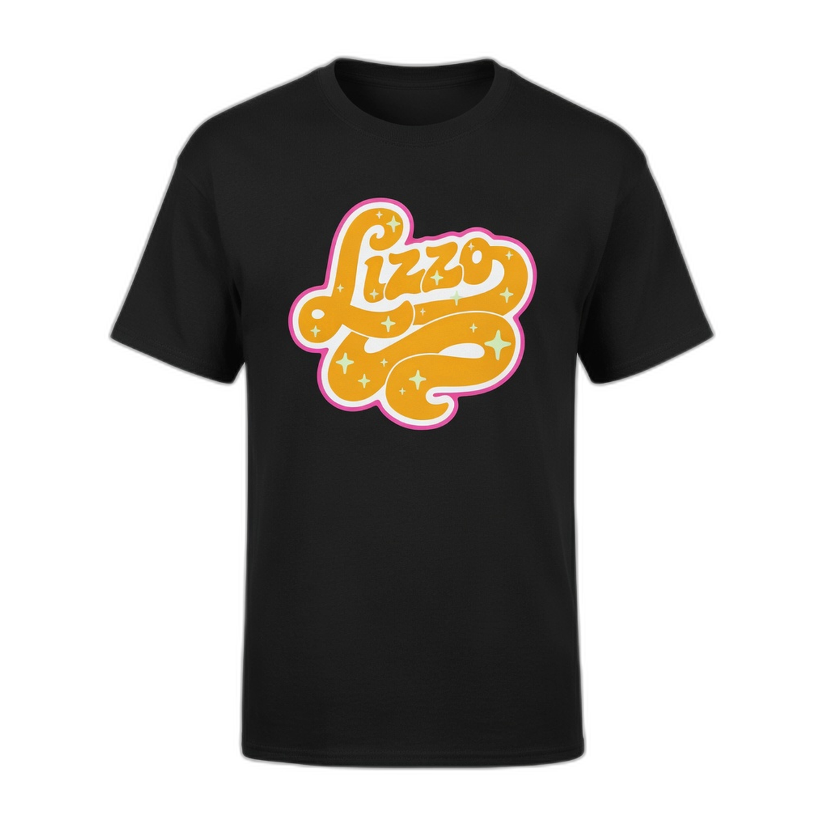 Lizzo Swirl Logo T-Shirt – Black