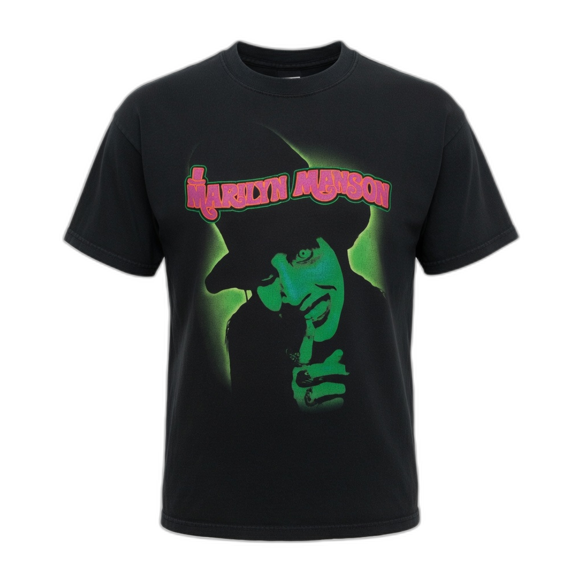 Marilyn Manson Smells Like Children Era T-Shirt – Black Vintage