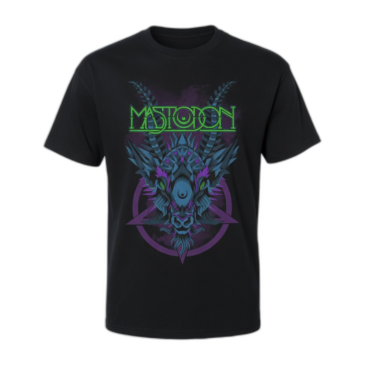 Mastodon Geodemon T-Shirt – Black Vintage
