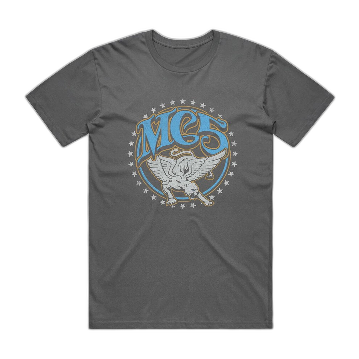 MC5 Starred Badge Panther T-Shirt – Charcoal
