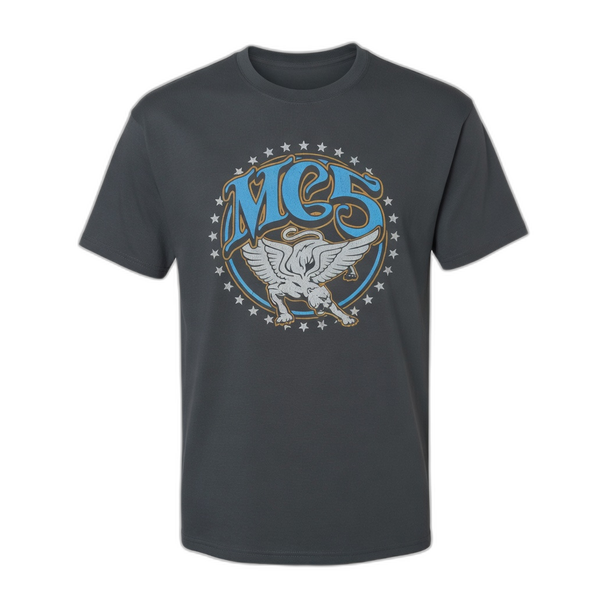 MC5 Starred Badge Panther T-Shirt – Charcoal