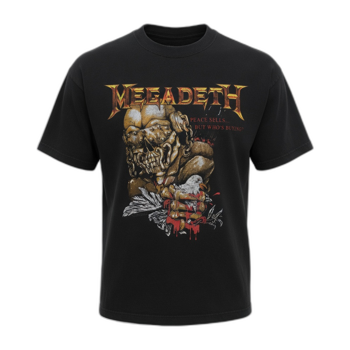Megadeth Peace Sells Era T-Shirt – Black Vintage