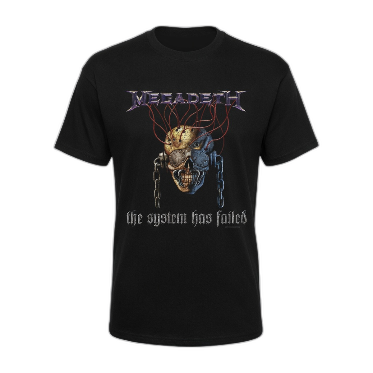 Megadeth System Failed T-Shirt – Black