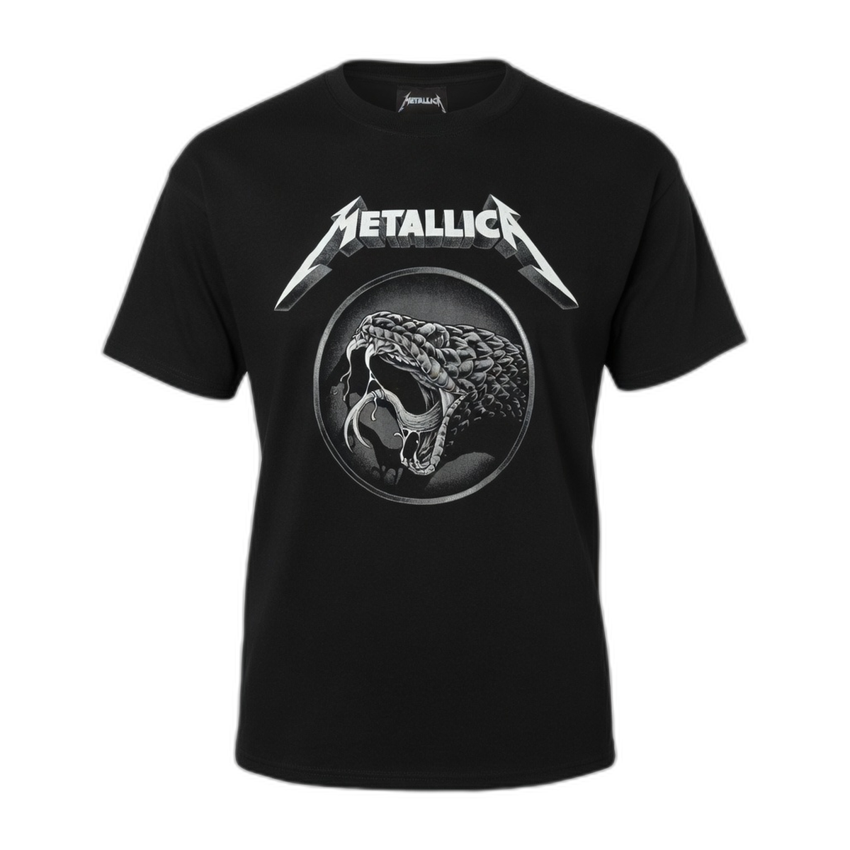 Metallica Black Album Snake T-Shirt – Black