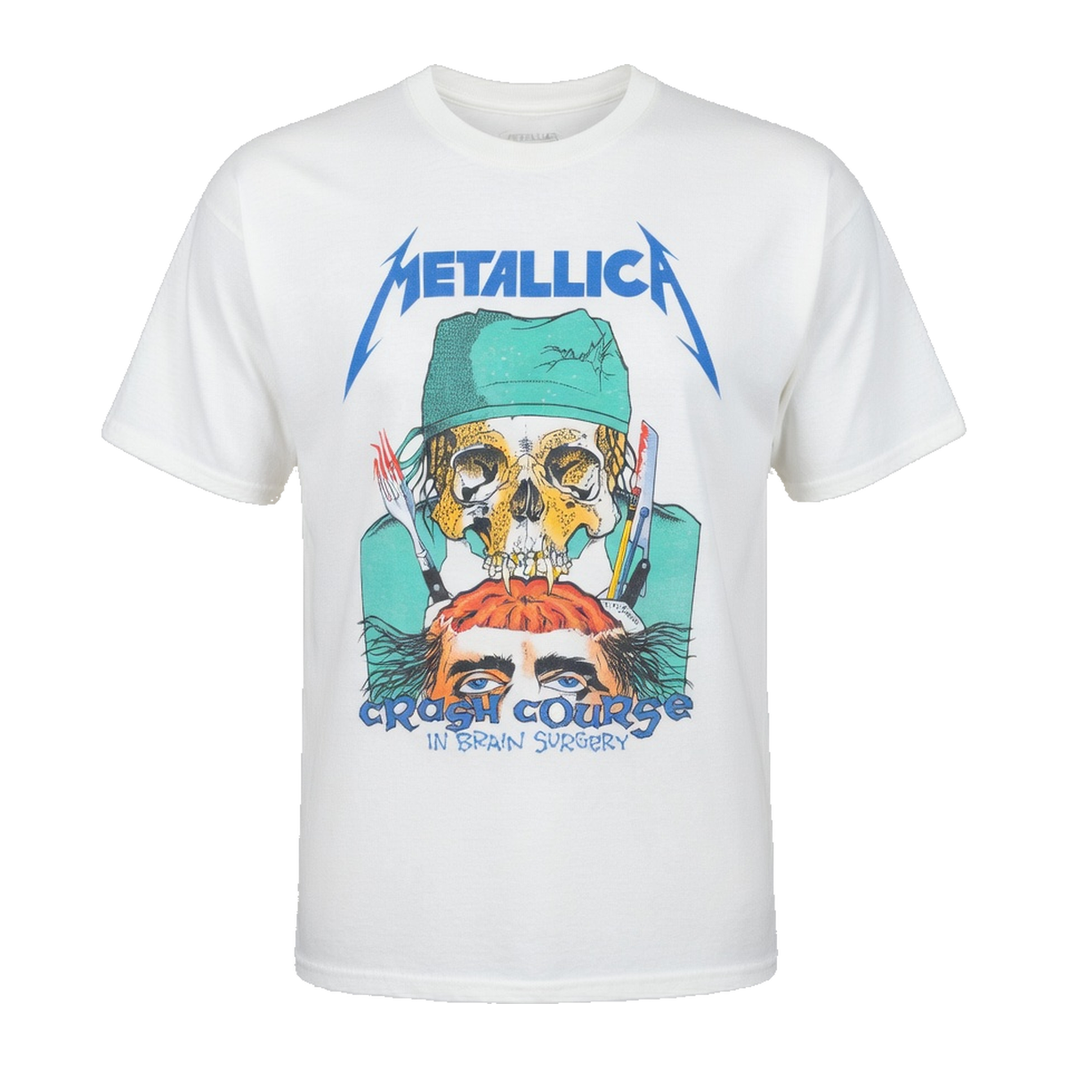 Metallica Crash Course T-Shirt – White Vintage