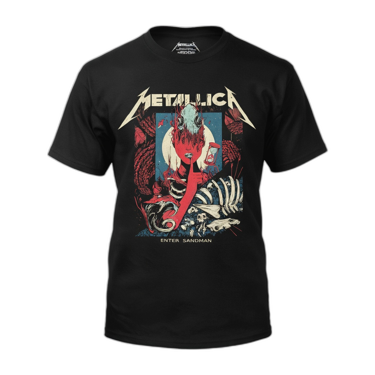 Metallica Enter Sandman T-Shirt – Black