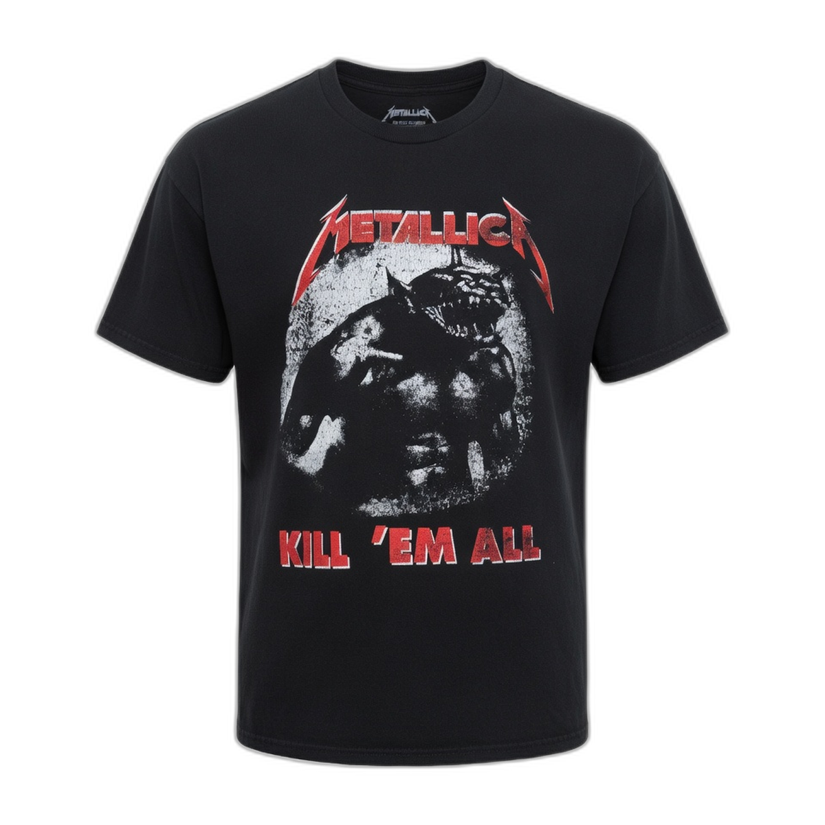 Metallica Kill ’Em All Monster T-Shirt – Black Vintage