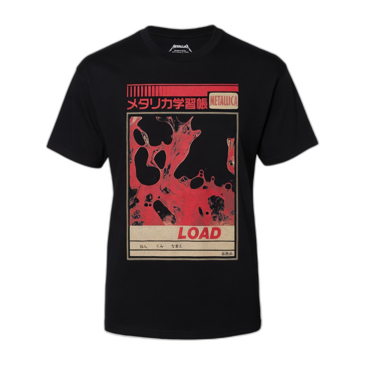 Metallica Load Japan T-Shirt – Black