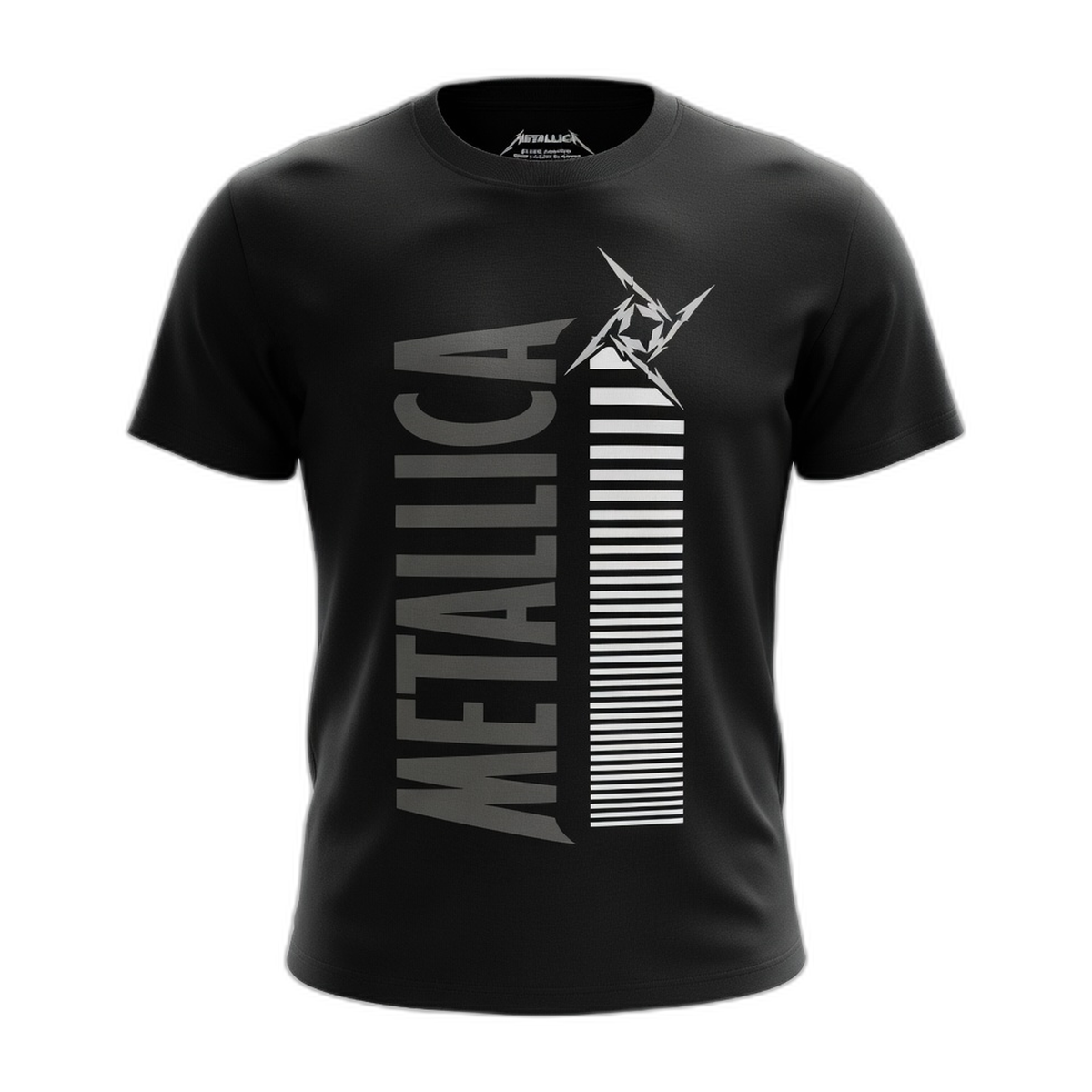 Metallica Ninja Stripes T-Shirt – Black