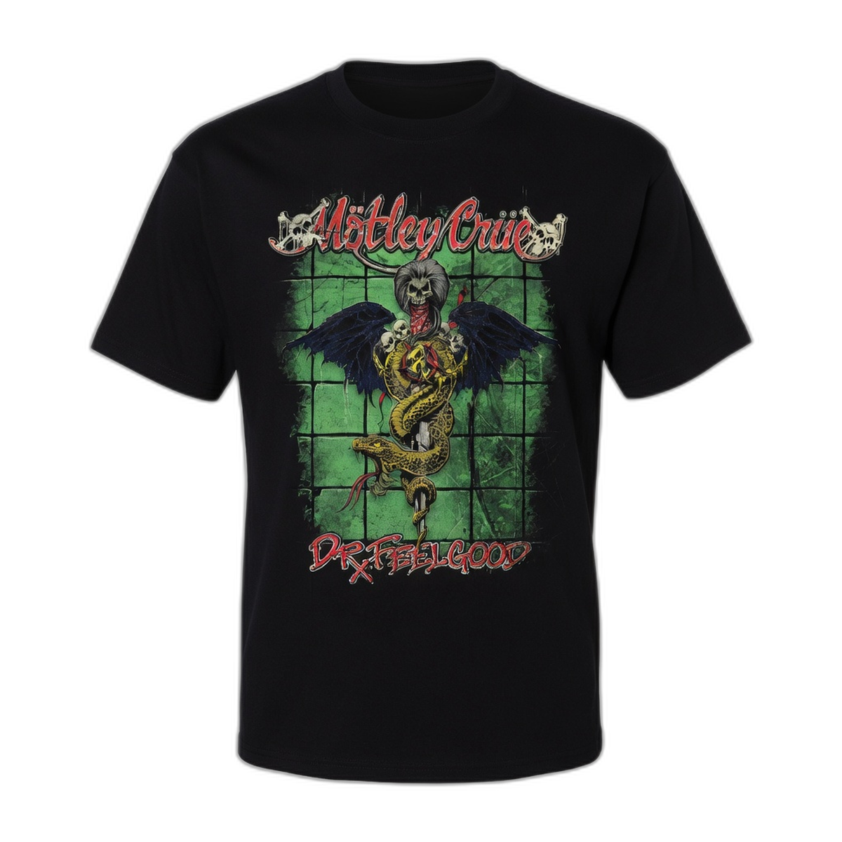 Motley Crue Dr. Feelgood Album T-Shirt – Black