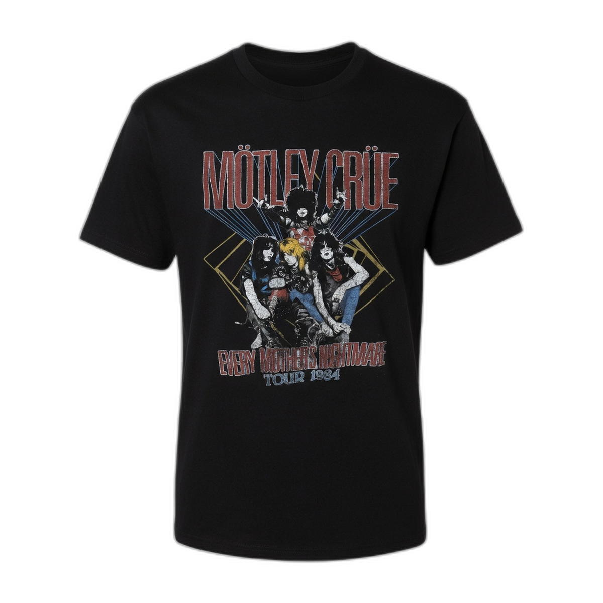 Motley Crue Mothers Nightmare '84 Tour T-Shirt – Black